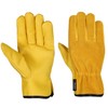 Work Gardening Gloves for Men Women 2 Pairs Leather Gloves