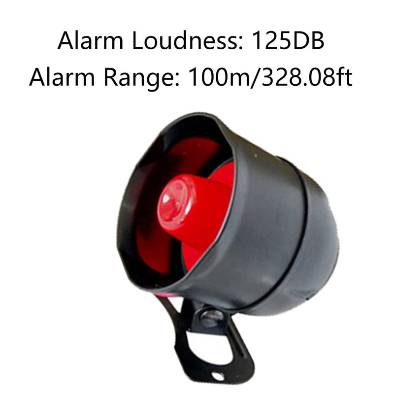 Baceyong Car Alarm System, Cw-8110 120DB Security Horn with 2
