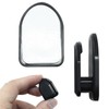 Kemcatui 40Pcs Car Adhesive Hooks, Black Mini Key Hook for