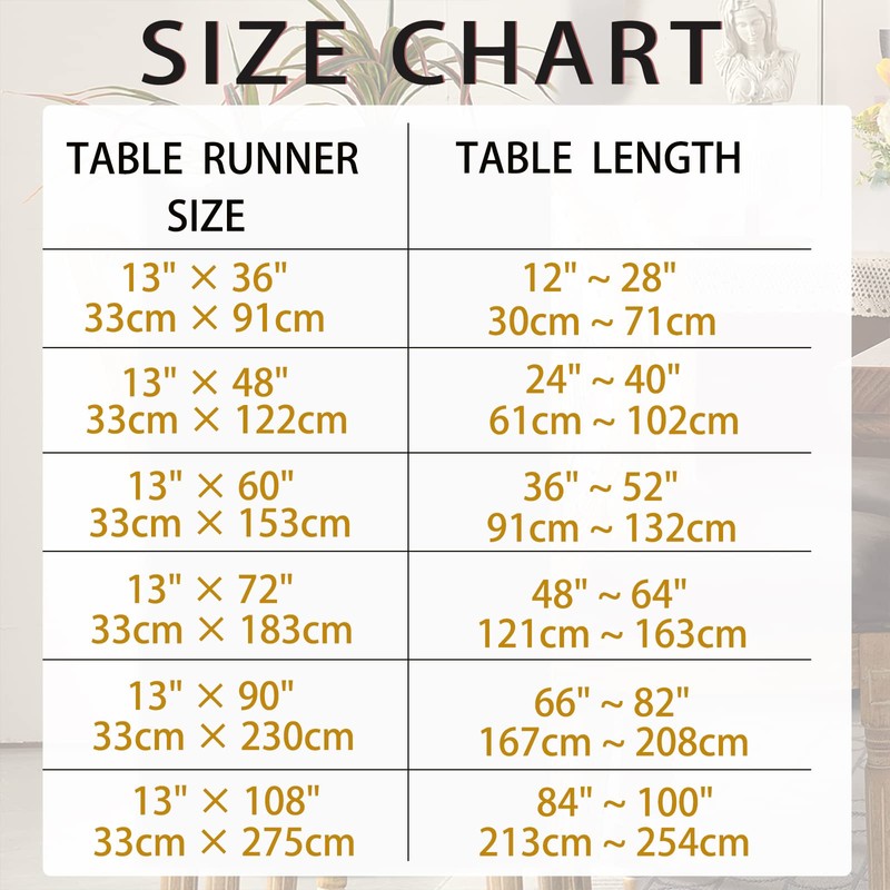 Wracra Cotton Linen Table Runner Farmhouse Style White Table Runner