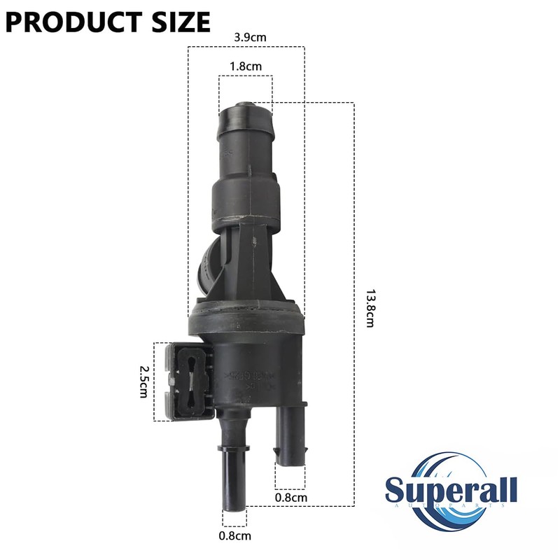 Superall 13907614013 Fuel Tank Breather Valve for Mini Cooper 2020