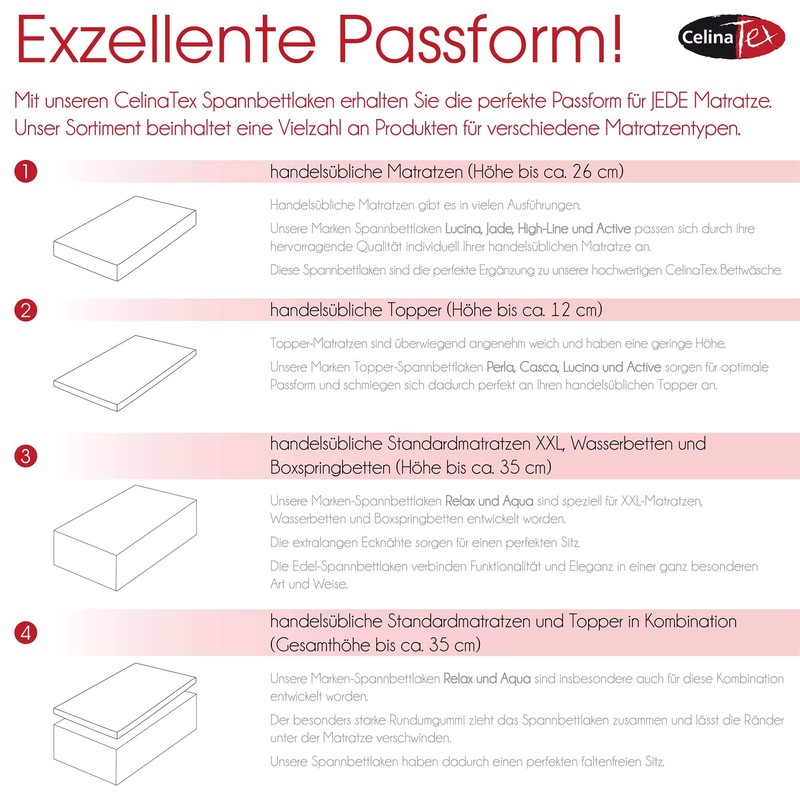 CelinaTex Lucina Cotton Fitted Sheet, Customable