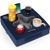IGOHEALS Couch Cup Holder-Sofa Cup Holder Pillow Tray Caddy Cupholder