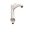Stainless Steel Brushed Surface Basin Water Faucet Bathroom Single Cold
