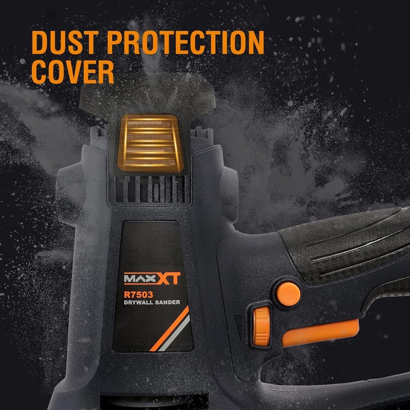 MAXXT Handheld Drywall Sander 810W, Electric Sander for Walls,Rough and