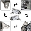 munirater 2-Pack Front Driving Fog Light Assembly with Bulbs Bezel