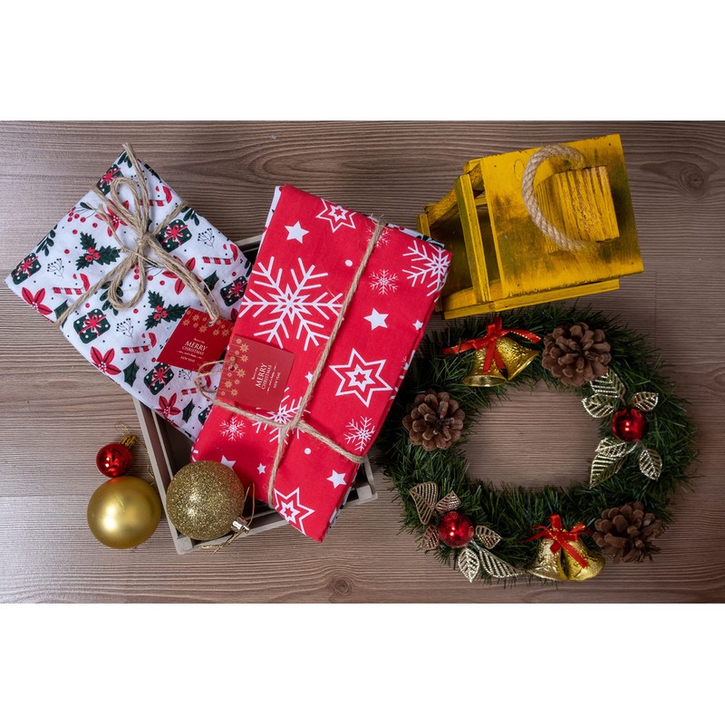 Christmas-Themed Tea Towels for the Kitchen, Set of 2 -