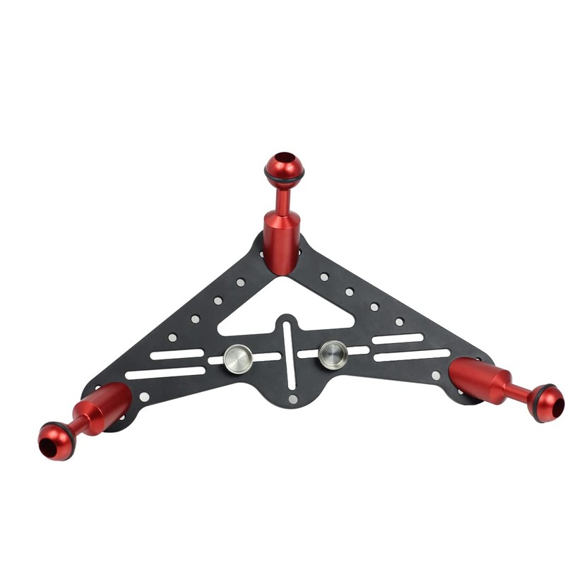 CS PRIORITY Underwater Photography Triangle Gimbal Tray Dual Handle Stabilizer