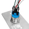 GAGALOR Waterproof Doorbell Button Lighted Push Switch With LED NO&NC