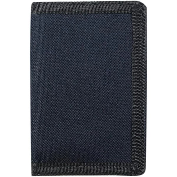 Unbranded RFID Trifold Canvas Black Wallet for MenMini Coin Purse