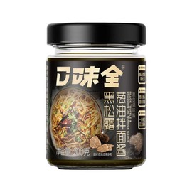 Oil sauce seasoning Black truffle Green onion oil Black truffle faille noodle 200g Green onion flavored breakfast, black truffle faille noodle sauce 200 g, 1 piece, 1L / 오일 소스 조미료 흑송로 파기름 블랙 트러플 파유 누들 200g 파맛 아침 식사용, 블랙 트러플 파유 누들 소스 200 g, 1개, 1L
