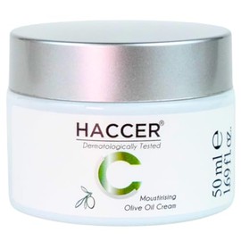 Haccer Olive Oil Moisturising Daily Skin Cream 50 ml - Olive Oil - Moisturising, Hydrating, Nourishing, Revitalising Skin Cream