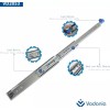VADANIA VD2053 264lb Heavy Duty Drawer Slides W/Lock 3-Fold Full Extension