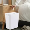 Kiddream 3 Pack 4.5 Gallon Deskside Wastebasket, Plastic Slim Trash
