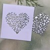 Heart Ornament Metal Die Cuts,Valentines Love Heart Frame Wedding Cutting