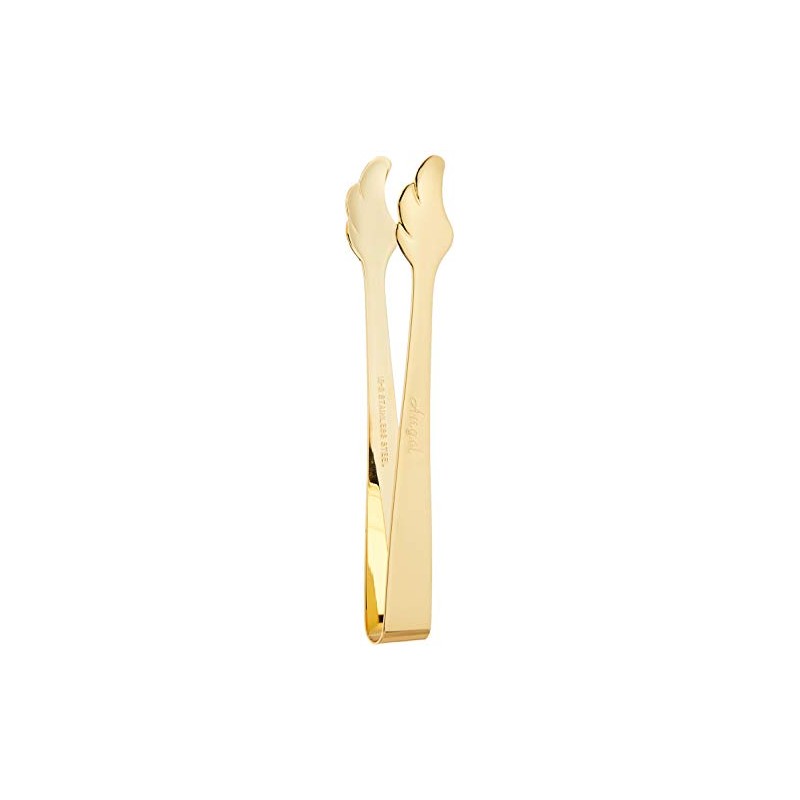 Takakuwa Metal Angel Lemon Tongs, Gold, 400140