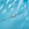Billie Bijoux Women 925 Sterling Silver Infinity Bracelet Forever Love”