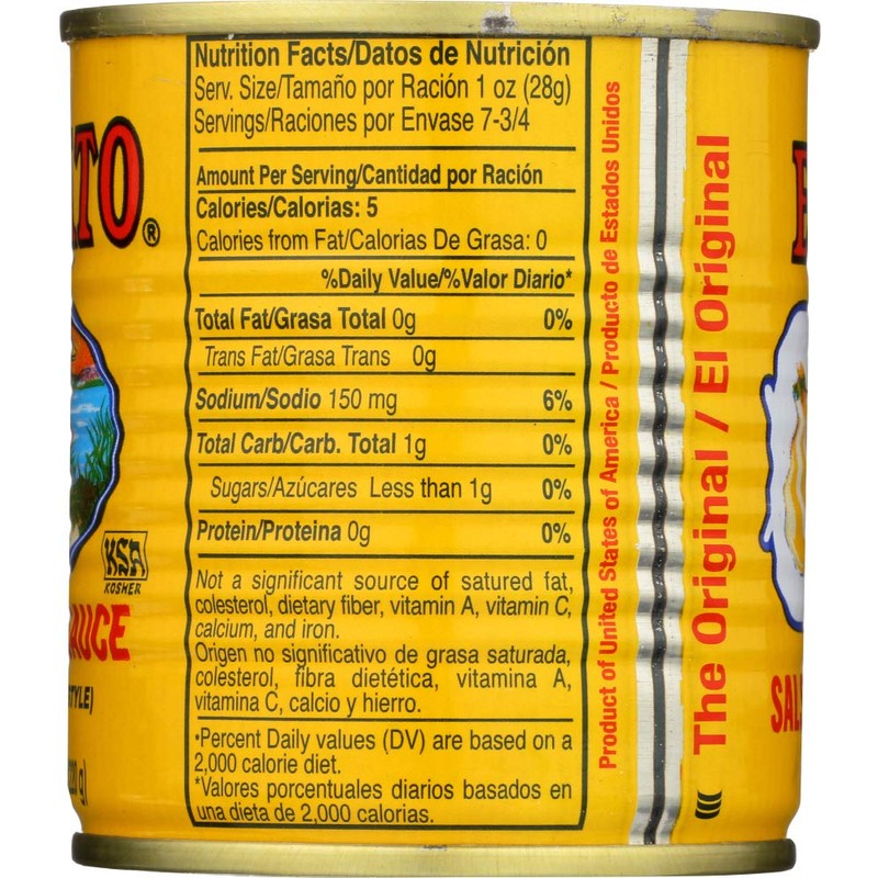 El Pato Sauce Hot Tomato 7.75 Oz