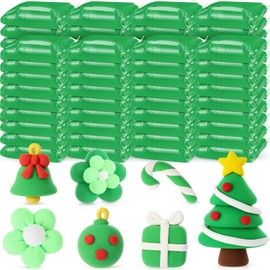 VioraWhite 72 Pcs 38oz Air Dry Clay Bulk Modeling Magic Ultra Lightweight Foam Modeling Clay for Kids Adults DIY Gifts Party Arts Crafts and School Project Supplies(Emerald Green)