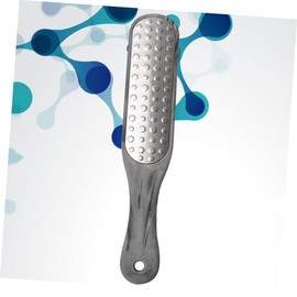 Beavorty dead skin remover pedicure tool stainless steel scrubber pedicure file foot remover Foot Files Pedicure Accessories double sided Foot rubbing board foot scraper