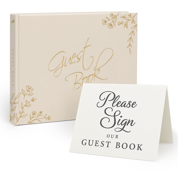 Only Zest Guest Book for Wedding Reception, Baby Shower, Birthday