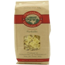 Montebello Organic Farfalle, 16 Ounce, 5 Count