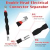 Anglekai 4PCS Electrical Disconnect Pliers, Straight and 60°Electrical Connector Separator