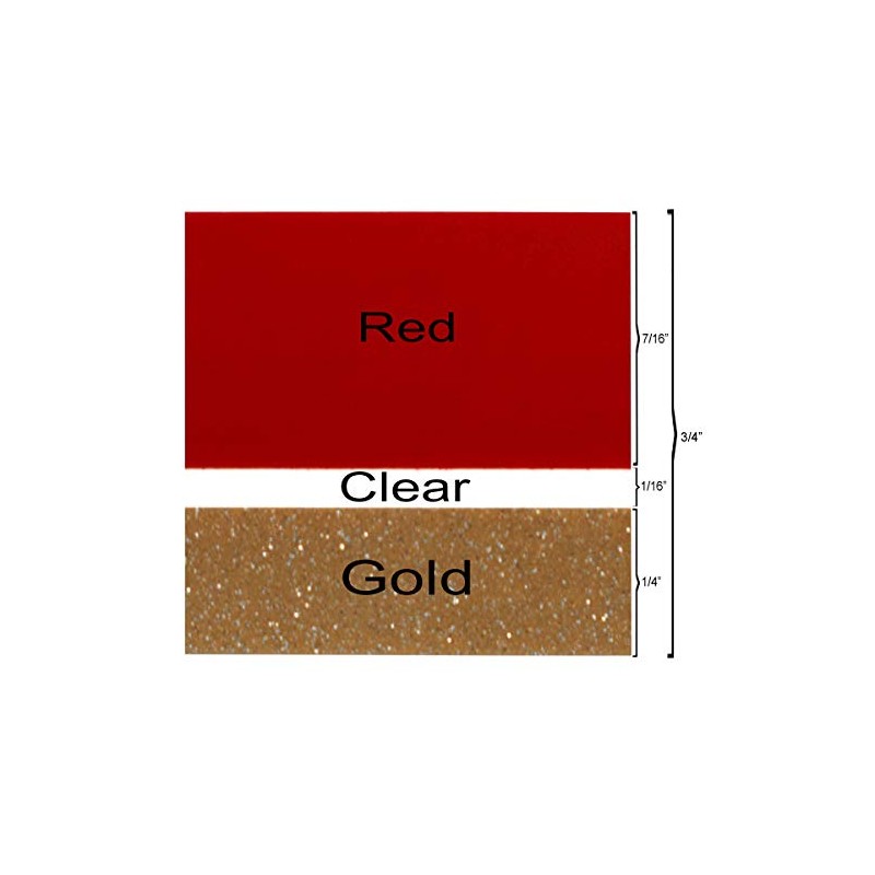 Glastron Boats SX Hull Deck Stripe Tape 0861003 Red Gold