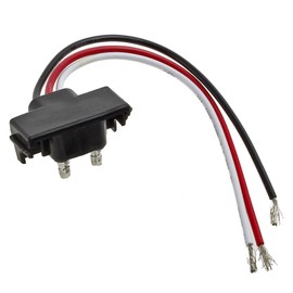 8x Truck Trailer Molded 3 Prong Pigtail Harness Stop Turn Tail Brake Backup Light