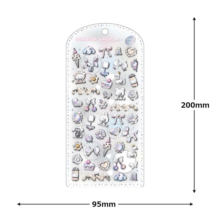 Coolia 01218 Bonbon Drop Seal, Pearl Veil, Hoi and Bombon