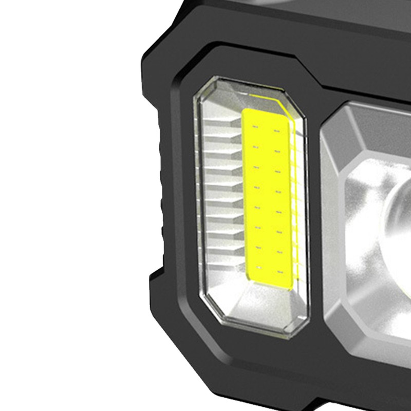 Solar Outdoor Flashlight Portable Rechargeable Super Bright Waterproof Multifunction Work