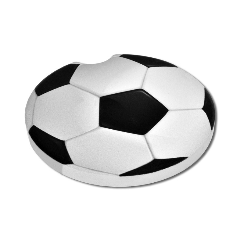 Elektroplate Soccer Ball Automotive Ceramic Coasters (2.6" Diameter) | Universal