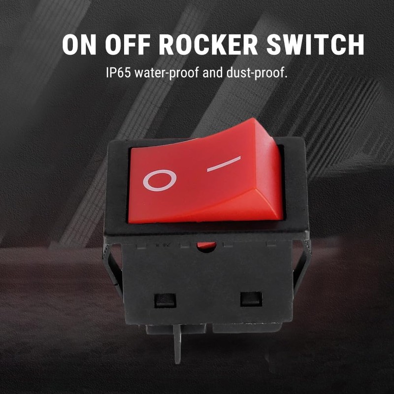 Uadme Toggle Switch 4-Pin On Off, Pressure Switch 30 A