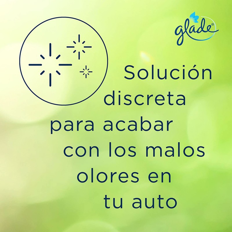 Glade Gel Car, Aromatizante Para Auto con TrueScent Technology, Elimina