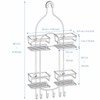 SRIWATANA Shower Caddy Organizer Hanging Over Head, Bathroom Shower Rack