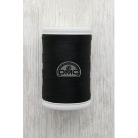 DMC - Corded Sewing Thread - Size 40-100% Cotton | Resistant - Flexible to Use | 300 m Reel | Black and White