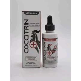 Vitofarma Coccitrin (amprolium) Soluble Oral Solution treats 60ml For Poultry, Roosters