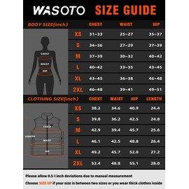 WASOTO Heated Vest Women With 16000 mAh Battery Pack Charger Included Rechargeable Washable Electric Lightweight Women's Heated Vest For Indoor Outdoor Cycling Work Golfing Walking（Black,L）