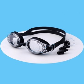 Adult Swim Goggles Waterproof Anti-fog Unisex Eye Protection lf152 One Size/One Size Clear Nose Clip Earplugs 15ea