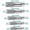 KEWAYO NPT Thread Forming Taps - 5 Pieces 1/8", 1/4",