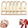 Zipper Pull Replacement,6 Pcs Metal Zipper Repair Tab for Luggage