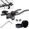 Triathlon Bicycle Handlebars, Black, TT Handlebars, Aero Bars, Aluminium Alloy,