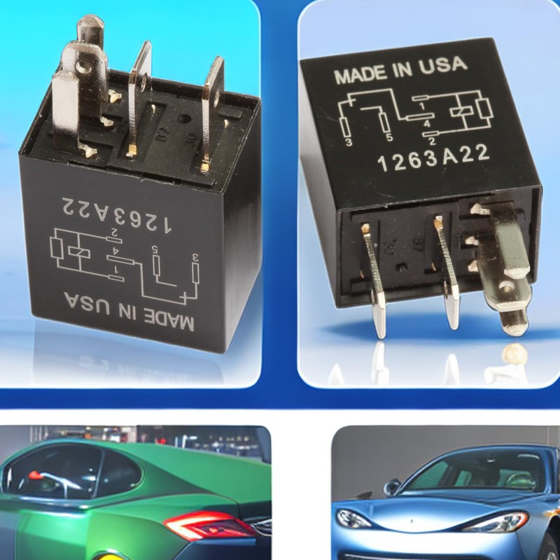 2pcs G8HE-1C7T-R1-DC12 5-Pin Car Relay