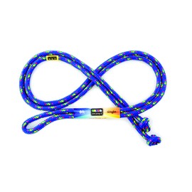Just Jump It 8 Foot Single Jump Rope - Active Outdoor Youth Fitness - Blue Confetti
