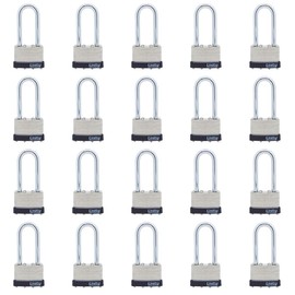 Same keyed Laminated Steel Padlock 1-3/4"(45mm) Long Shackle, High Security, High Precision Padlock (20)