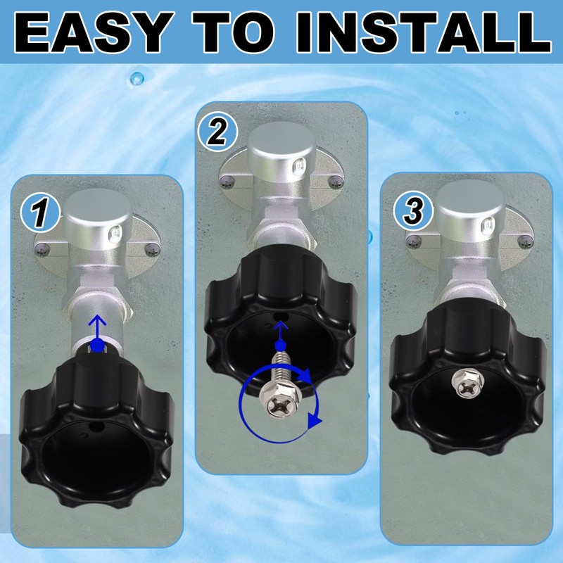 BOXOB 630-7965 Wall Hydrant Handle Kit, Compatible with Prier Mansfield