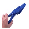 Safety Nail Holder Pliers, 24.5 cm Length, Blue Plastic Construction,