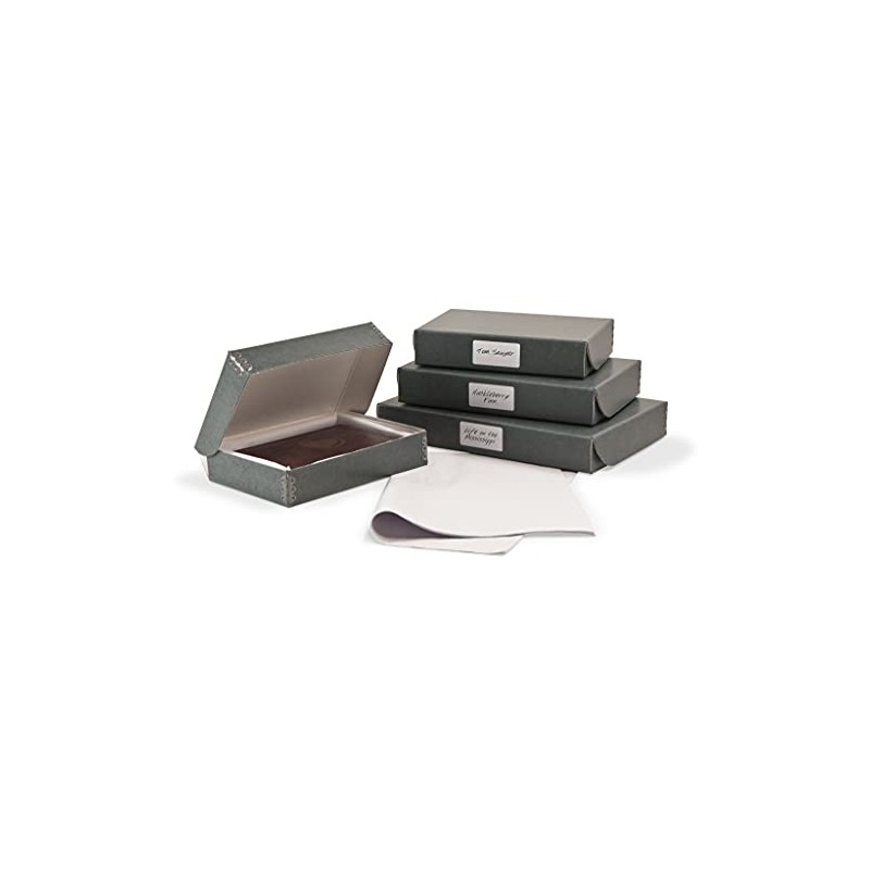 Gaylord Archival Blue/Grey Unbuffered Rare Book Preservation Kit - 8W
