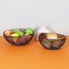 CLEENTABLE Set of 3 Fruit Baskets Mesh Storage Bowls Key