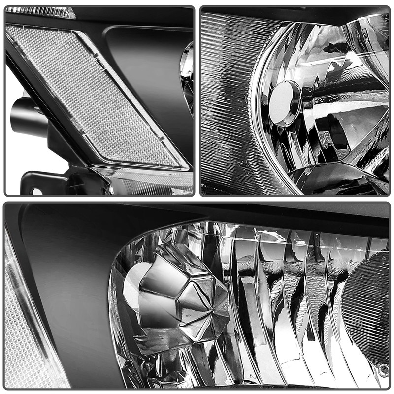 LBRST Headlight Assembly Fit For Honda For Accord 2003-2007 Clear